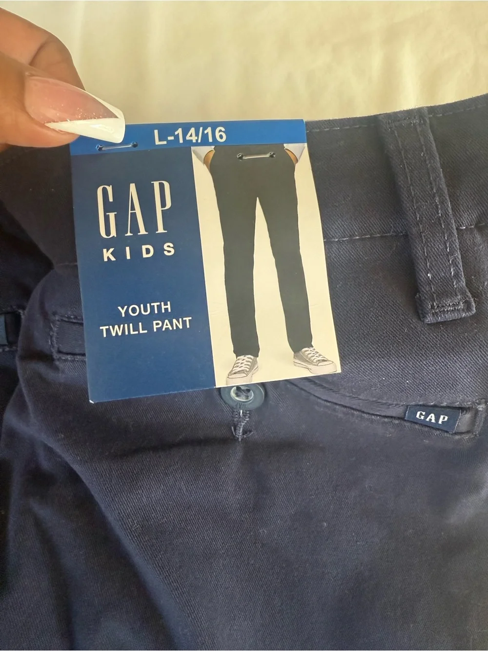 GAP Kids Classic Navy Chinos